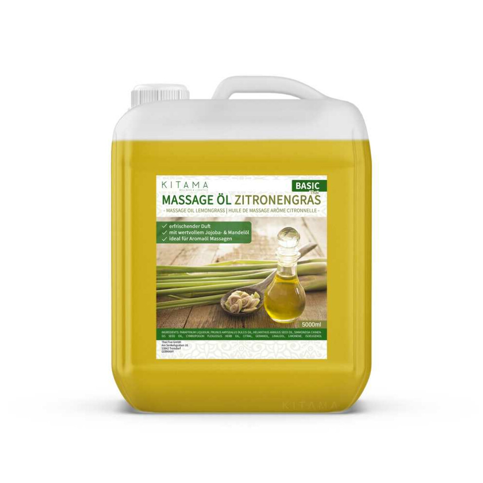 Olio da massaggio aroma Citronella 5000ml (5 Litri)