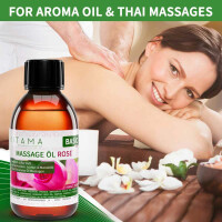 Olio da massaggio aroma Rosa