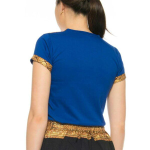 Thai massage T-shirt unisex (men & women) with traditional pattern, Regular Fit