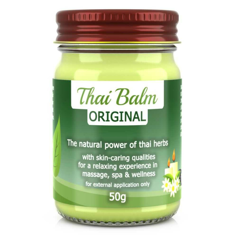 Balsamo per massaggi alle erbe thailandesi - Pure Thai (Giallo)
