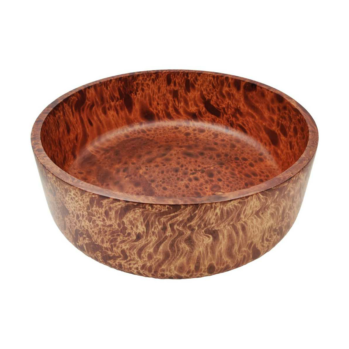 Fußwanne Fußbad rot-braun aus Mangoholz...