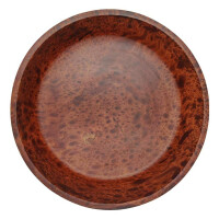 Pediluvio in legno di mango rosso-marrone Ø 38,5 cm, altezza 10,5 cm