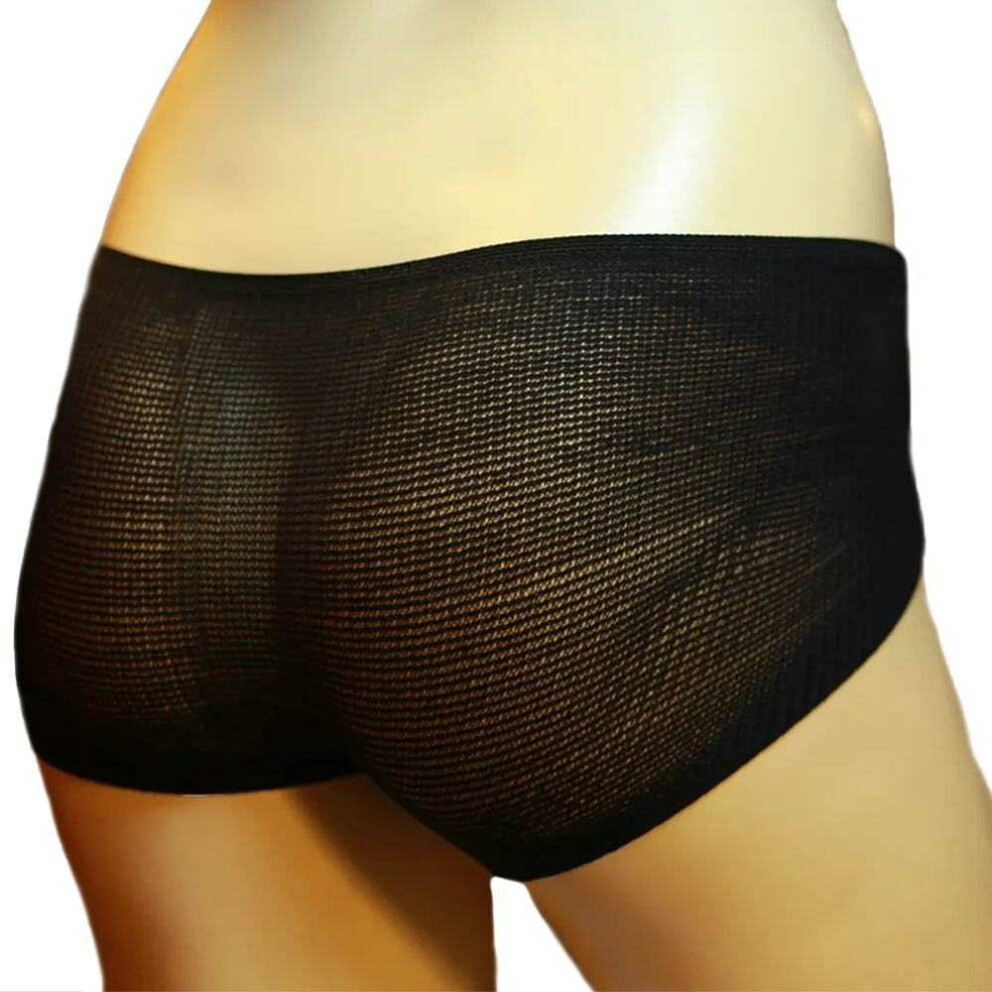 50 pcs. Nylon & spandex disposable pants, elastic - Colour: Black