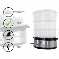Herbal compress ball warmer, steamer with keep warm function