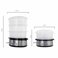Herbal compress ball warmer, steamer with keep warm function