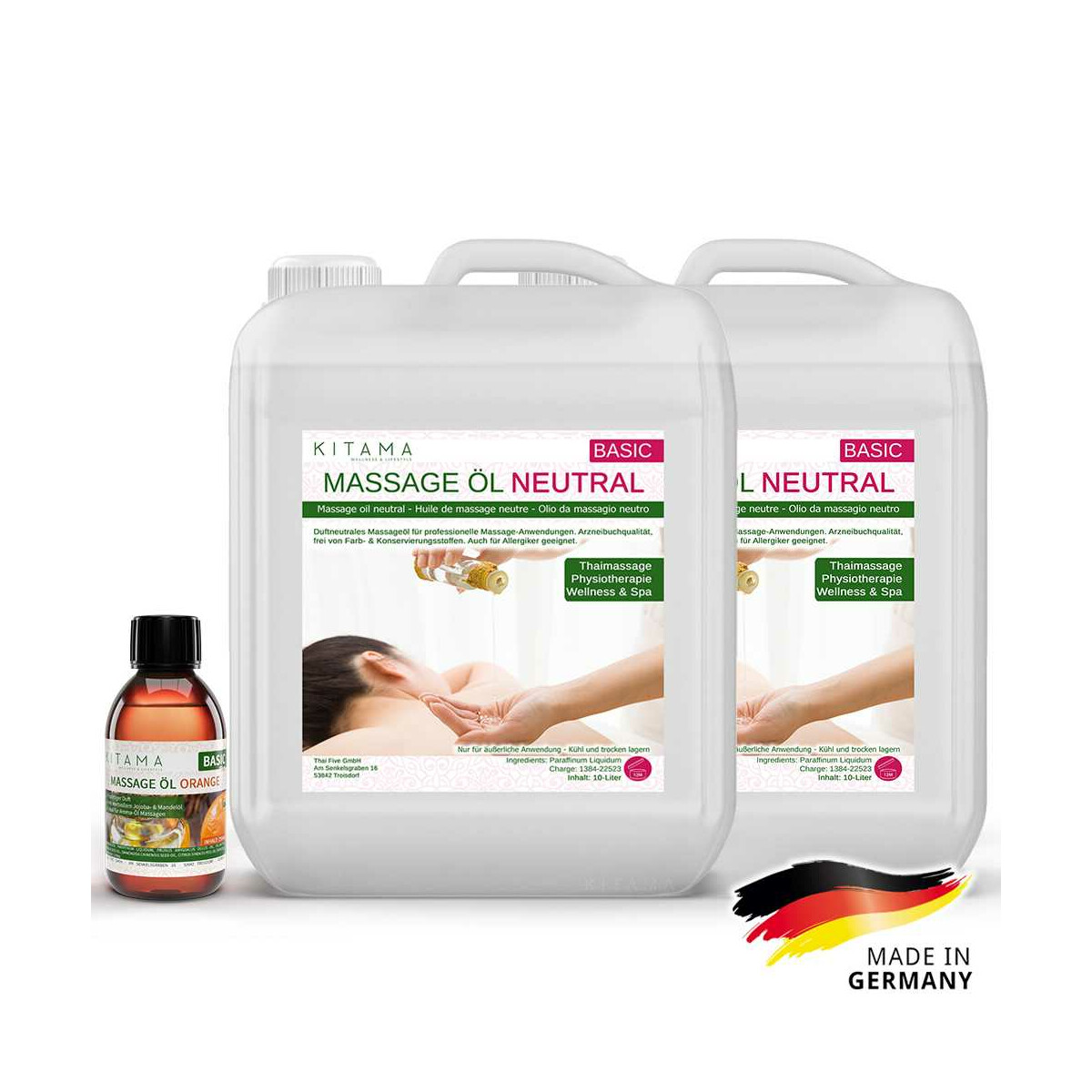 #1 DEAL: 2 x 10L Olio per massaggi neutro + 250ml Olio...