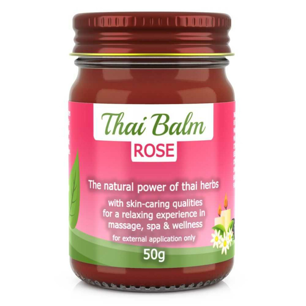 Massage Balm with Thai Herbs - Rose (Red)