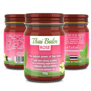 Massage Balm with Thai Herbs - Rose (Red)