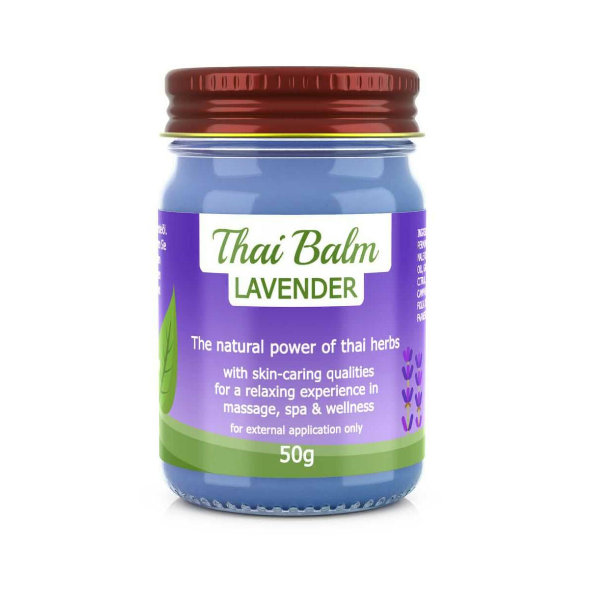Balsamo per massaggi alle erbe thailandesi - Lavanda (viola)