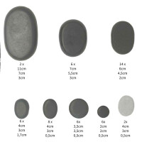 Hot Stone Set - 50 volcano stones