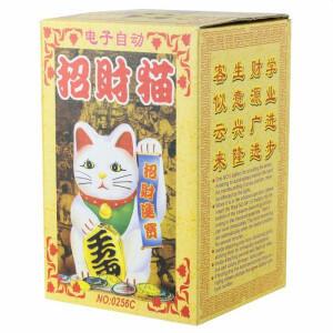 Winke-Katze Glücks-Katze 15cm hoch