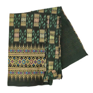 Sarong Betttuch Überwurf - Asia Grün